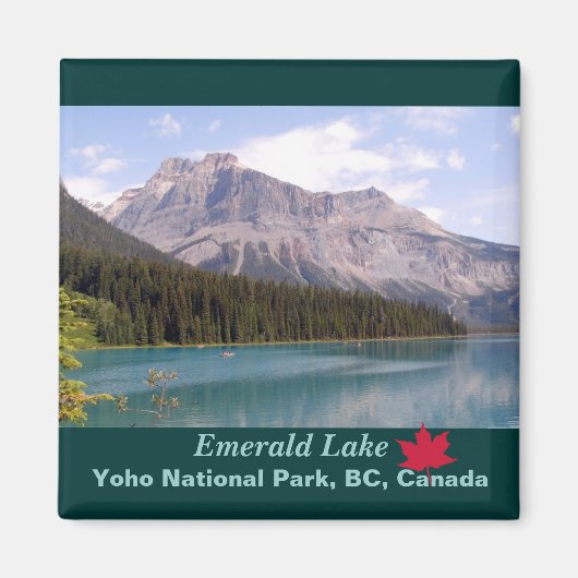 Emerald Lake/Yoho National Park, Kanada Magnet (Vorne)