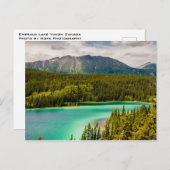 Emerald Lake Yukon Canada Postkarte (Vorne/Hinten)