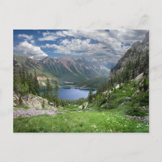Emerald Lakes 2 - Weminuche Wilderness - Colorado Postkarte (Vorderseite)