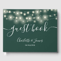 Emerald Lichterkette Signatur Schrift Hochzeit