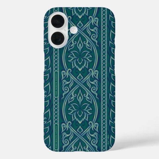 Emerald Lotus TapestPattern - The White Lotus Case-Mate iPhone Hülle (Rückseite)