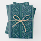 Emerald Lotus TapestPattern - The White Lotus Geschenkpapier Set (Beispiel)
