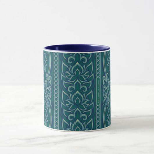 Emerald Lotus TapestPattern - The White Lotus Tasse (Zentrum)