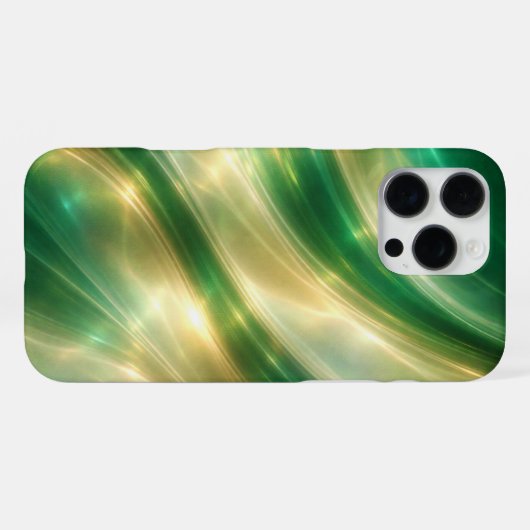Emerald Luxe Holographic Gradient Phone Case iPhone Hülle (Rückseite (Horizontal))