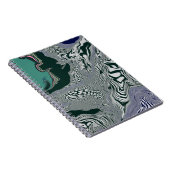 "Emerald Marble Flow" Notizblock (Rechte Seite)