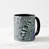"Emerald Marble Flow" Tasse (VorderseiteRechts)