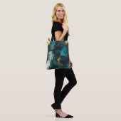 Emerald Marble with Golden Veins Tasche (Am Model)