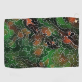 Emerald Maze Golfhandtuch (Horizontal)