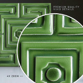 Emerald Maze Imitats Relief Keramik Tile Fliese