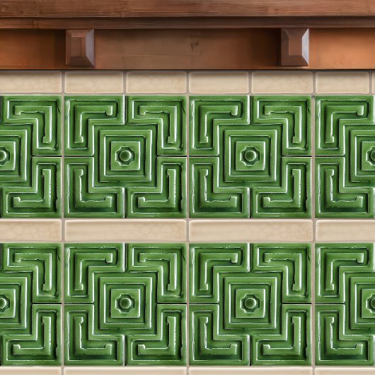 Emerald Maze Imitats Relief Keramik Tile Fliese