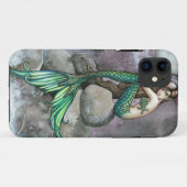Emerald Mermaid iPhone Case (Rückseite (Horizontal))
