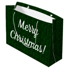 Emerald Merry Weihnachtsgeschenktasche Große Geschenktüte