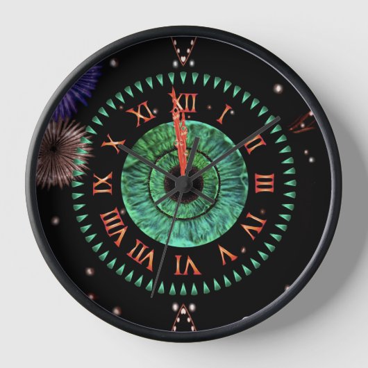 Emerald Midnight Clock Uhr (Vorderseite)