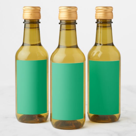 Emerald Mini Wine Bottle Labels - individuell anpa Weinetikett (Flaschen)
