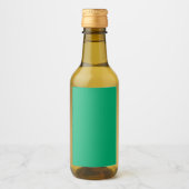 Emerald Mini Wine Bottle Labels - individuell anpa Weinetikett (Vorderseite)