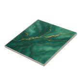 Emerald Mist and Gold Vein Marble Effect Fliese (Seite)