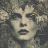 Emerald Molly — Gothic Fine Art Aufkleber (Vorderseite)