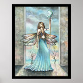 Emerald Moon Fairy Poster Print von Molly Harrison (Vorne)