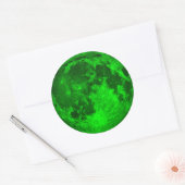 Emerald Moon Runder Aufkleber (Umschlag)