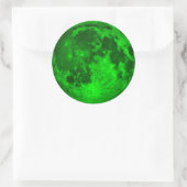 Emerald Moon Runder Aufkleber (Tasche)
