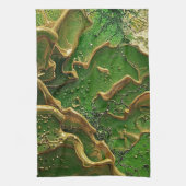 Emerald Motion  Geschirrtuch (Vertikal)