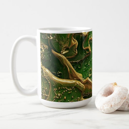 Emerald Motion Kaffeetasse (Mit Donut)