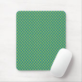 Emerald Mousepad, Blue and Green Polka Dots Mousepad (Mit Mouse)