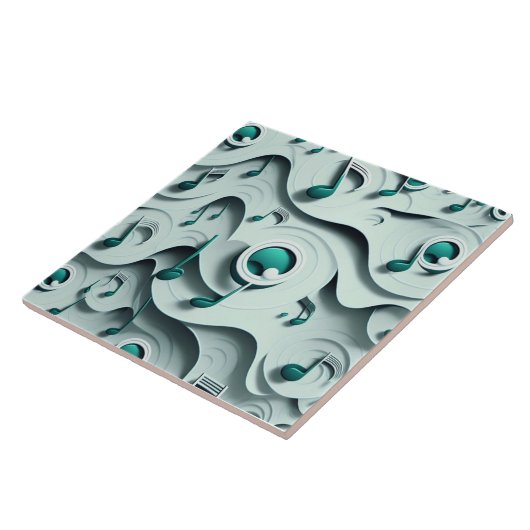 Emerald-Musikthema Fliese (Seite)