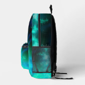 Emerald Night Sky Bedruckter Rucksack (Rechts)