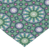 Emerald Night Tile Pattern Mittelgroßer Tischläufer (Ecke)