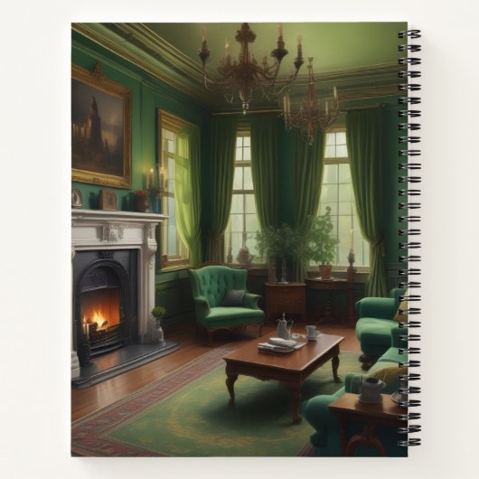 Emerald Noir Notizblock (Rückseite)