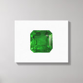 Emerald Octagon-cut Leinwanddruck (Vorderseite)