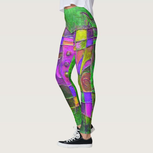 "Emerald Opening" von Paul Buică Leggings (Links)