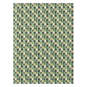 Emerald Patchwork Plaid Tischdecke (Vorderseite)
