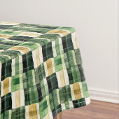 Emerald Patchwork Plaid Tischdecke (Beispiel)