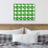 Emerald Pattern Leinwanddruck (Insitu (Schlafzimmer))