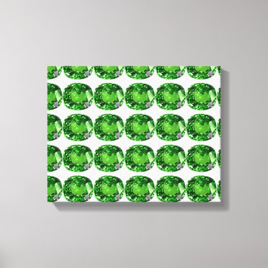 Emerald Pattern Leinwanddruck (Vorderseite)