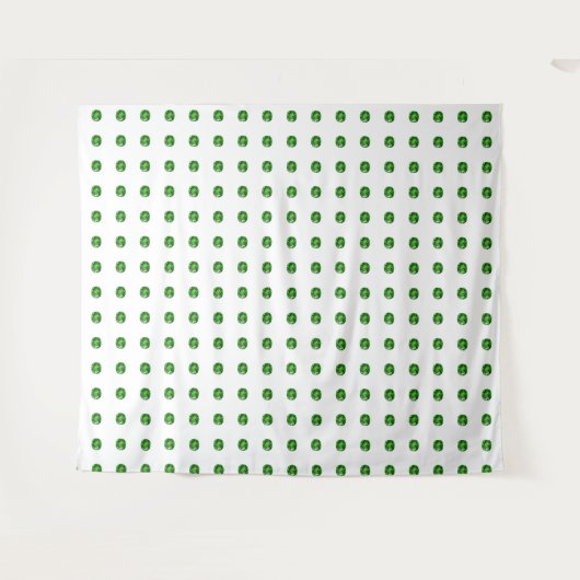 Emerald Pattern Wandteppich (Vorderseite (Horizontal))