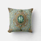 Emerald Pendant & Gold Kissen (Vorderseite)