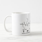 Emerald-Peptidname-Tasse Kaffeetasse (Links)