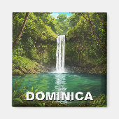 Emerald Pool Dominica Magnet (Vorne)