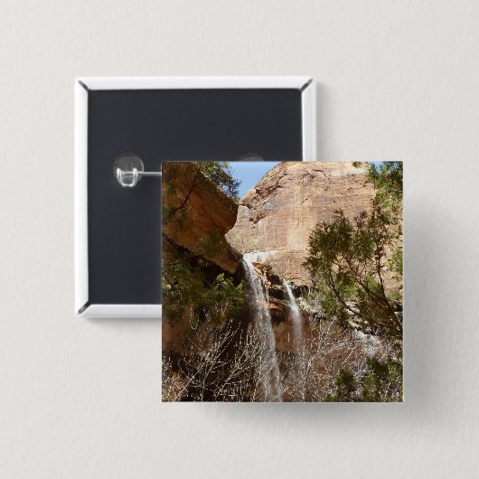 Emerald Pool Falls I aus dem Zion National Park Button (Vorne & Hinten)