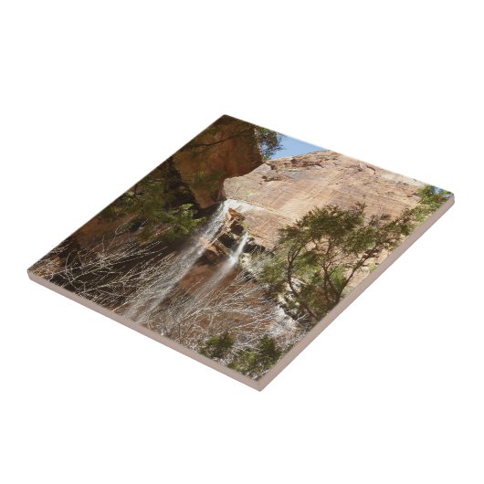 Emerald Pool Falls I aus dem Zion National Park Fliese (Seite)