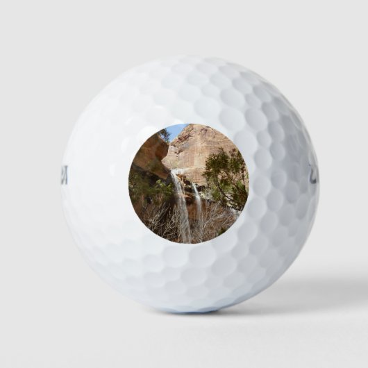Emerald Pool Falls I aus dem Zion National Park Golfball (Vorderseite)