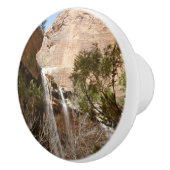 Emerald Pool Falls I aus dem Zion National Park Keramikknauf (Rechts)