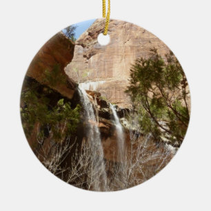Emerald Pool Falls I aus dem Zion National Park Keramikornament