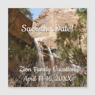 Emerald Pool Falls I aus dem Zion National Park Magnetkarte