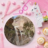 Emerald Pool Falls I aus dem Zion National Park Pappteller (Party)