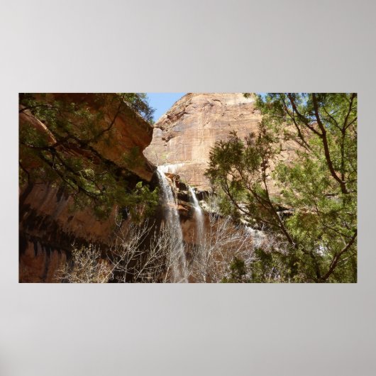 Emerald Pool Falls I aus dem Zion National Park Poster (Vorne)