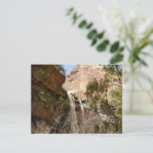Emerald Pool Falls I aus dem Zion National Park Postkarte (Stehend Vorderseite)